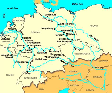 main rivers in germany.